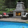 Riverside™ 42 Clean Face Outdoor Fireplace - Image 4