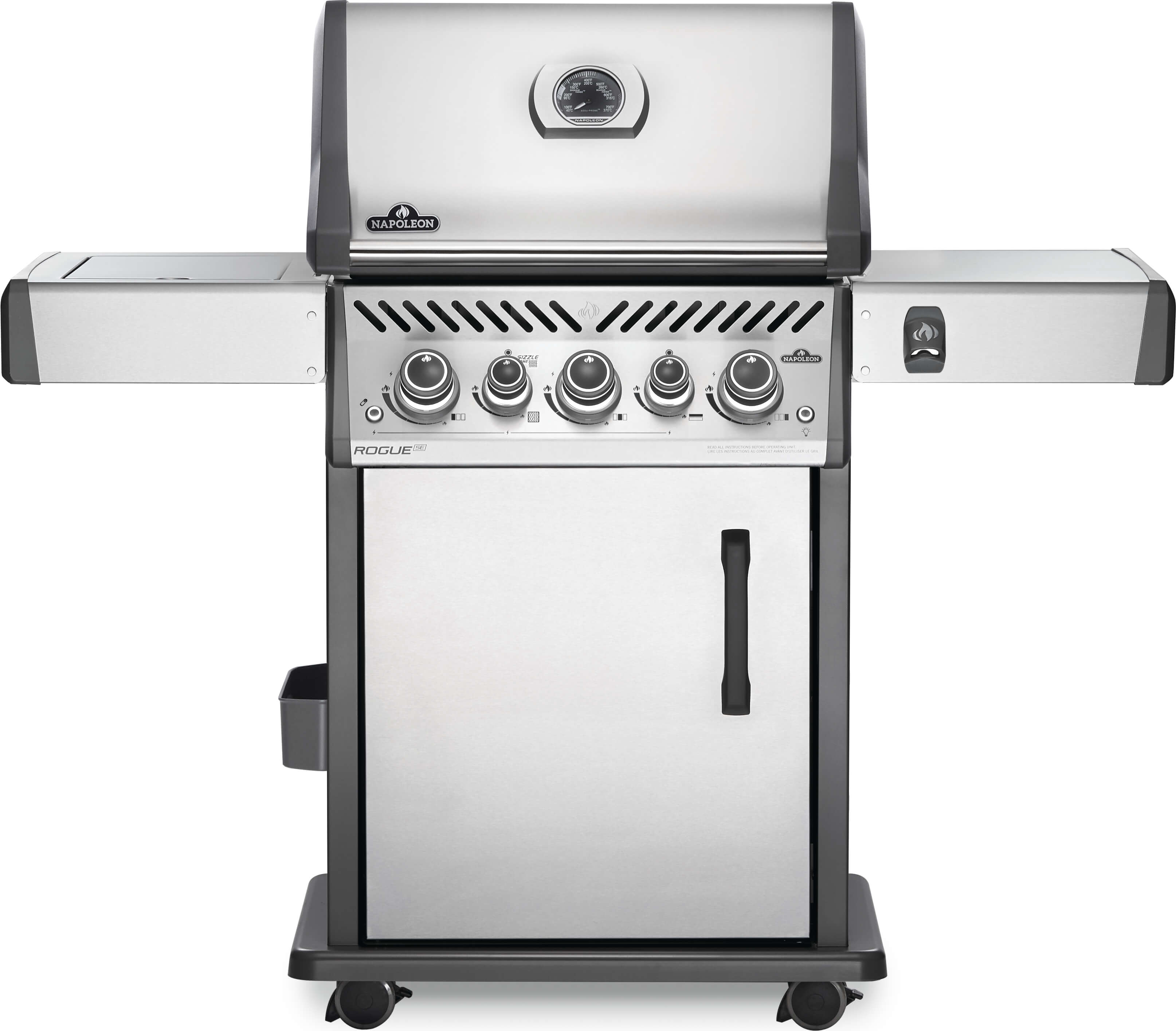 Rogue® SE 425 Natural Gas Grill with Infrared Rear and Side Burners |  Stainless Steel