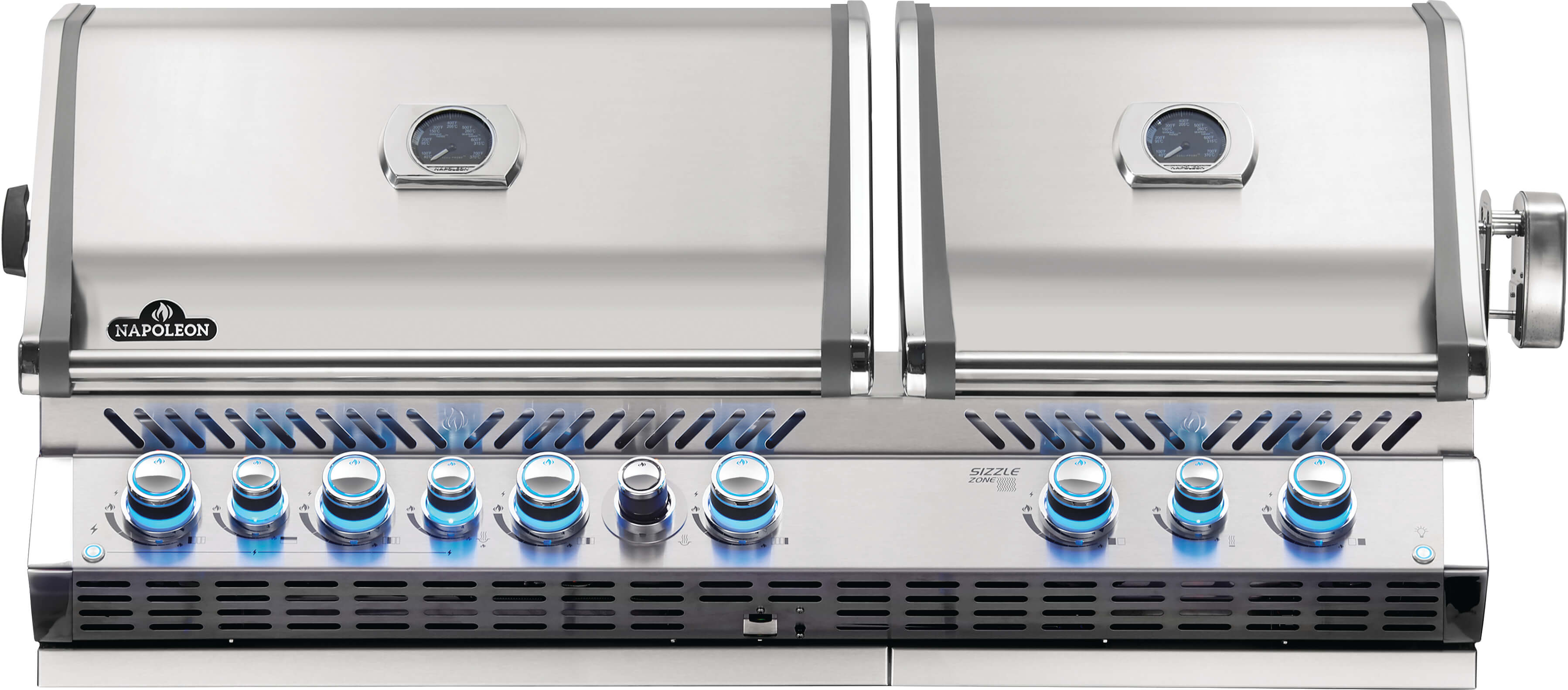 Built-in Prestige PRO™ 825 Propane Gas Grill Head with Infrared Bottom and Rear Burner |  Stainless Steel