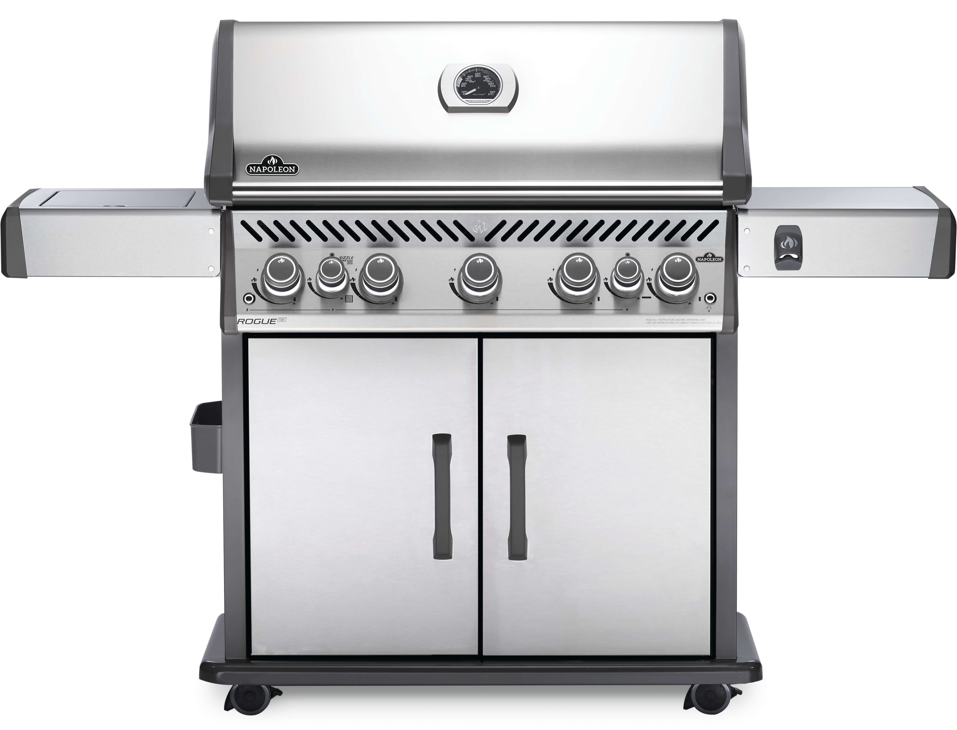 Rogue® SE 625 Natural Gas Grill with Infrared Rear and Side Burners |  Stainless Steel