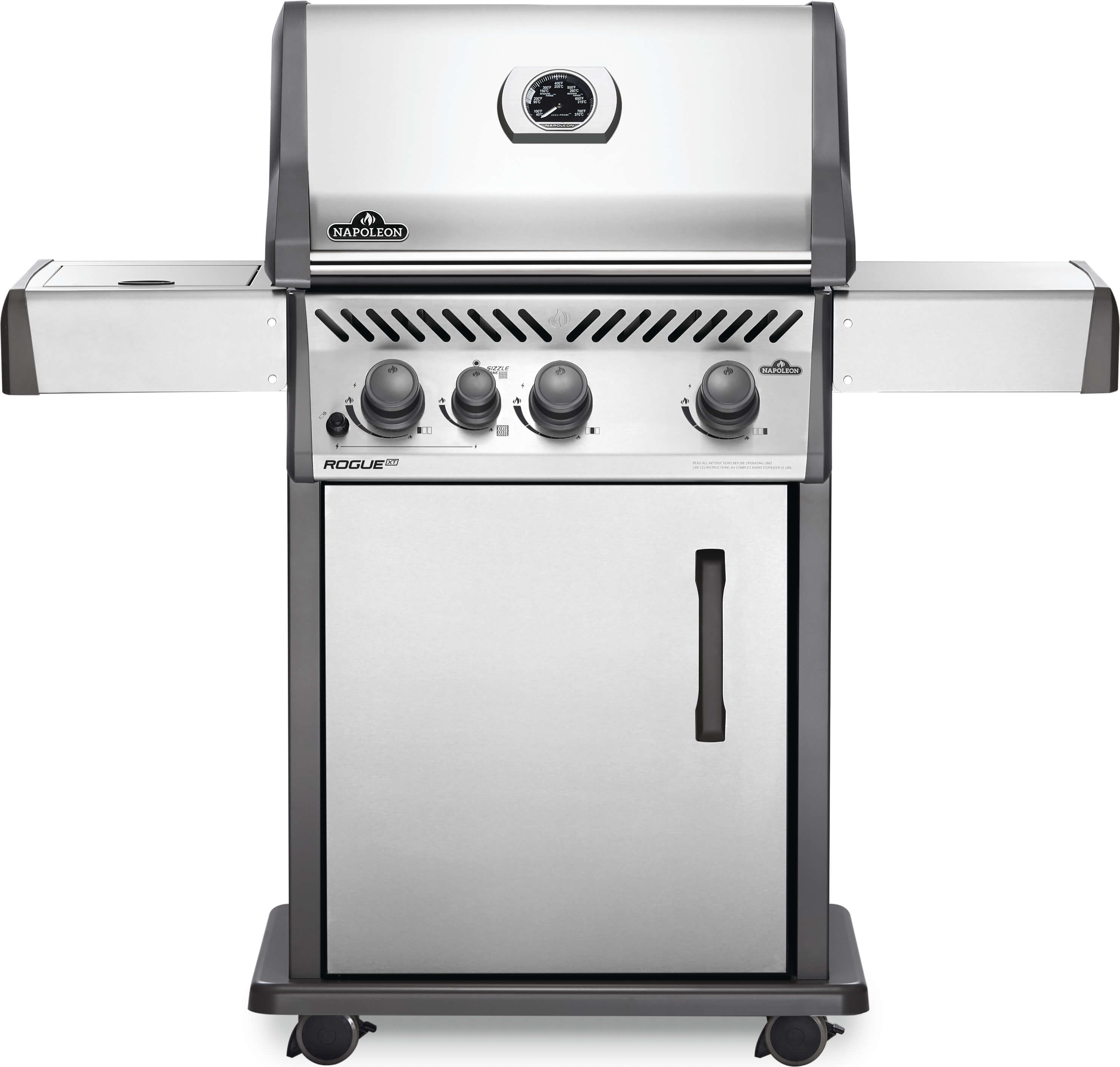 Rogue® XT 425 Natural Gas Grill with Infrared Side Burner |  Stainless Steel