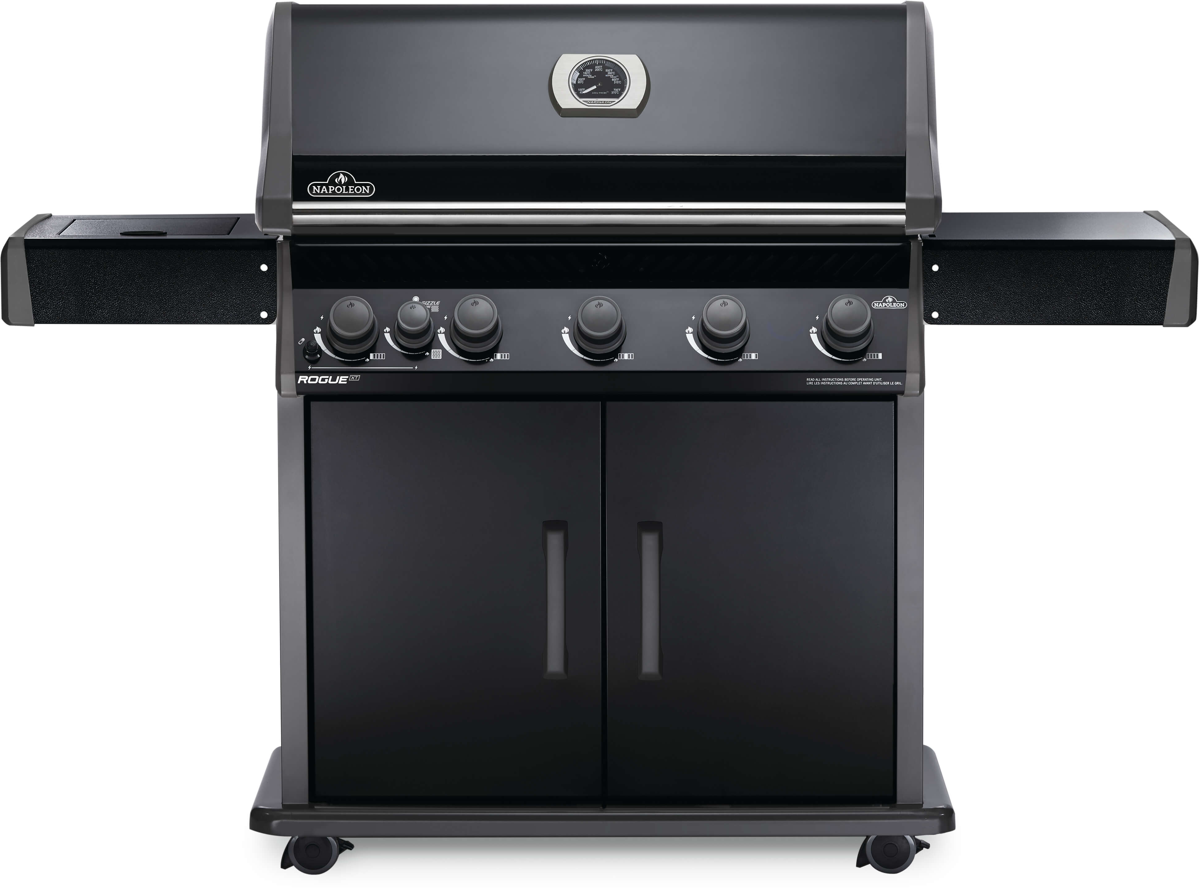 Rogue® XT 625 Propane Gas Grill with Infrared Side Burner |  Black