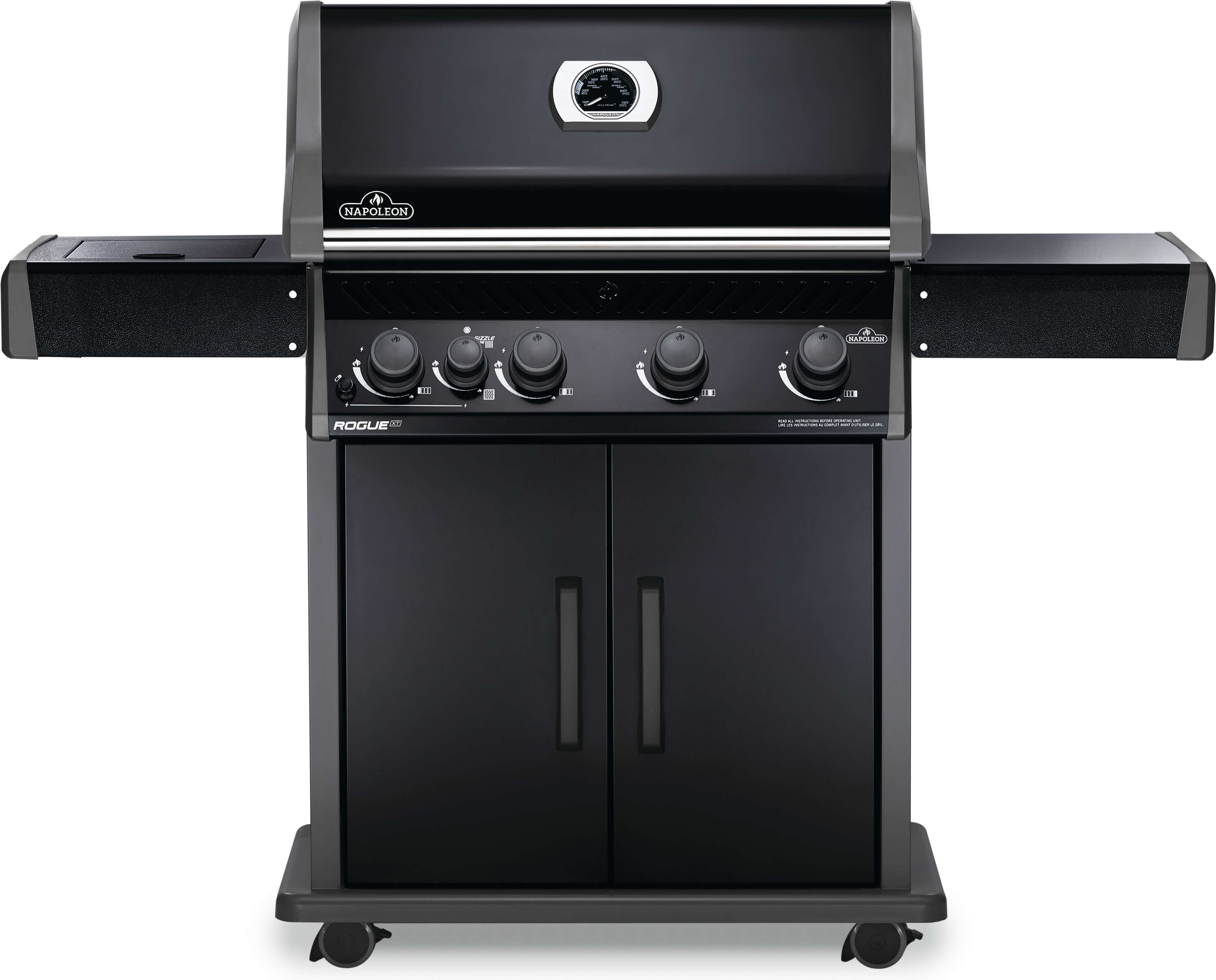 Rogue® XT 525 Propane Gas Grill with Infrared Side Burner |  Black