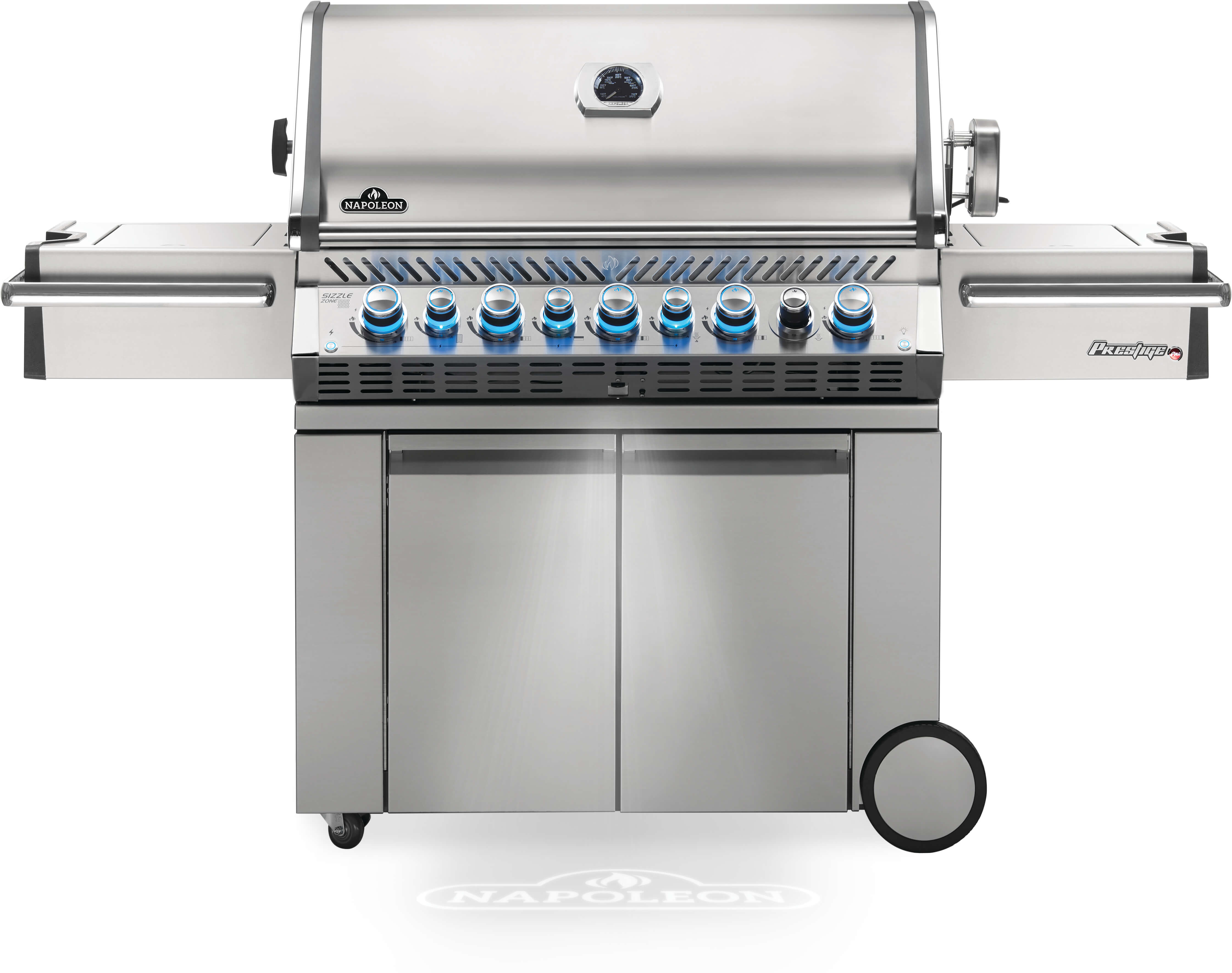 Prestige PRO™ 665 Propane Gas Grill with Infrared Rear and Side Burners |  Stainless Steel